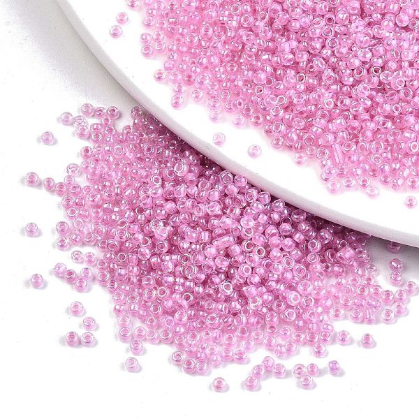 PandaHall 12/0 Glass Seed Beads, Inside Colours, Round Hole, Round, Transparent Colours Rainbow, Pearl Pink, 12/0, 2~2.5x1.5~2mm, Hole...
PandaHall 12/0 Glass Seed Beads, Inside Colours, Round Hole, Round, Transparent Colours Rainbow, Pearl Pink, 12/0, 2~2.5x1.5~2mm, Hole...