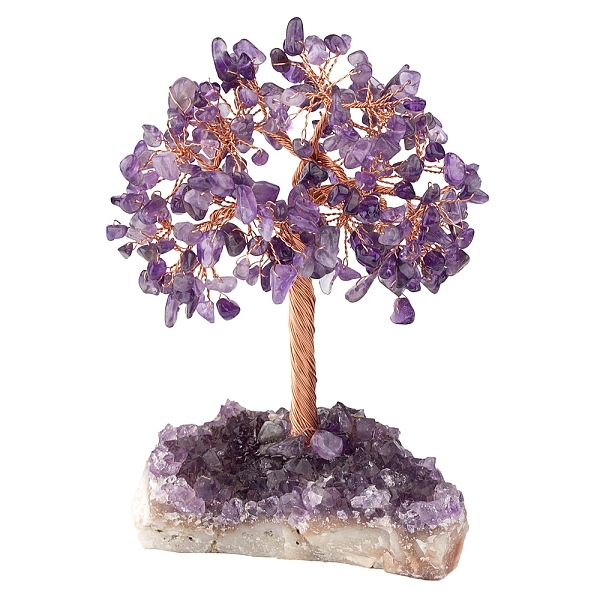 PandaHall Natural Amethyst Chips Tree of Life Decorations, Rough Raw Amethyst Base with Copper Wire Feng Shui Energy Stone Gift for Women...
PandaHall Natural Amethyst Chips Tree of Life Decorations, Rough Raw Amethyst Base with Copper Wire Feng Shui Energy Stone Gift for Women...