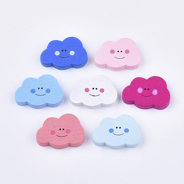 PandaHall Printed Natural Wooden Beads, Dyed, Cloud, Mixed Color, 21x29.5x5.5mm, Hole: 1.6mm Wood Cloud Multicolor
PandaHall Printed Natural Wooden Beads, Dyed, Cloud, Mixed Color, 21x29.5x5.5mm, Hole: 1.6mm Wood Cloud Multicolor