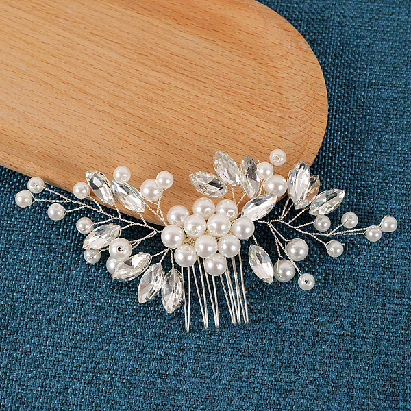 PandaHall Bridal Headpiece with Crystal Accessories for Wedding Photoshoot - Pearl Water Diamond. Silver
PandaHall Bridal Headpiece with Crystal Accessories for Wedding Photoshoot - Pearl Water Diamond. Silver