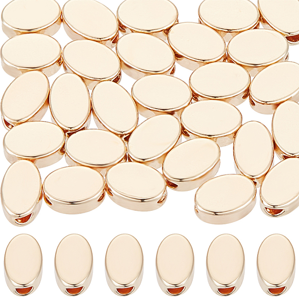 PandaHall Beebeecraft 40Pcs Long-Lasting Plated Brass Beads, Real Gold Plated, Nickel Free, Oval, Real 18K Gold Plated, 6x4x3mm, Hole: 1.5mm...
PandaHall Beebeecraft 40Pcs Long-Lasting Plated Brass Beads, Real Gold Plated, Nickel Free, Oval, Real 18K Gold Plated, 6x4x3mm, Hole: 1.5mm...