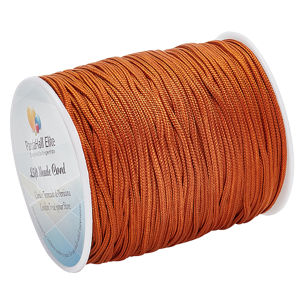 PandaHall 1 Roll 100 Yards Round Nylon Braided Thread, Chinese Knot Cord, for Jewelry Making, Peru, 1.5mm Nylon Brown
PandaHall 1 Roll 100 Yards Round Nylon Braided Thread, Chinese Knot Cord, for Jewelry Making, Peru, 1.5mm Nylon Brown