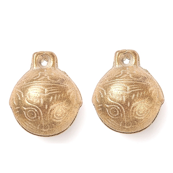 PandaHall Brass Bell Pendants, Round with Tiger Face, Raw(Unplated), 29x25x18mm, Hole: 2mm Brass Round
PandaHall Brass Bell Pendants, Round with Tiger Face, Raw(Unplated), 29x25x18mm, Hole: 2mm Brass Round