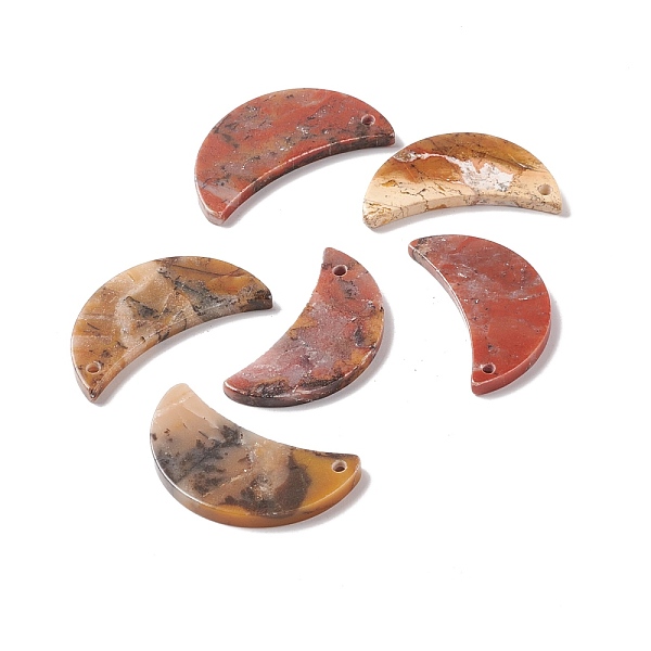PandaHall Natural Morocco Agate Pendants, Moon, 37~38.5x16~22x3.5~5.5mm, Hole: 1.5~2mm Natural Agate Moon
PandaHall Natural Morocco Agate Pendants, Moon, 37~38.5x16~22x3.5~5.5mm, Hole: 1.5~2mm Natural Agate Moon