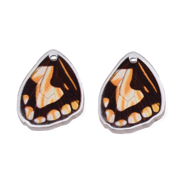 PandaHall Printed Translucent Acrylic Pendants, Butterfly, Coconut Brown, 19.5x15x2mm, Hole: 1.5mm Acrylic Butterfly
PandaHall Printed Translucent Acrylic Pendants, Butterfly, Coconut Brown, 19.5x15x2mm, Hole: 1.5mm Acrylic Butterfly
