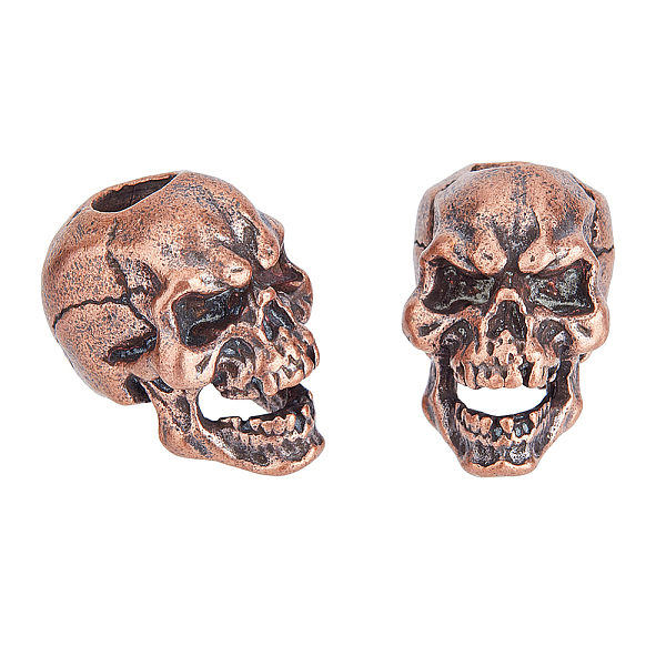 PandaHall SUPERFINDINGS 2Pcs Brass Skull Spacer Beads Halloween Theme Red Copper Large Hole Beads Cord Antique Tool Bead European Skull...
PandaHall SUPERFINDINGS 2Pcs Brass Skull Spacer Beads Halloween Theme Red Copper Large Hole Beads Cord Antique Tool Bead European Skull...
