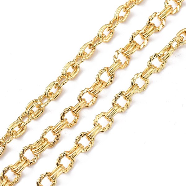 PandaHall Brass Cable Chains, with Spool, Unwelded, Real 18K Gold Plated, 8x5x1mm and 9x7x1mm Brass
PandaHall Brass Cable Chains, with Spool, Unwelded, Real 18K Gold Plated, 8x5x1mm and 9x7x1mm Brass