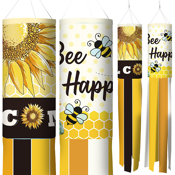 PandaHall Polyester Windsock Streamer Flag, with Alloy Clasps, Home Outdoors Hanging Decoration, Sunflower Pattern, 1000mm Polyester Flower
PandaHall Polyester Windsock Streamer Flag, with Alloy Clasps, Home Outdoors Hanging Decoration, Sunflower Pattern, 1000mm Polyester Flower