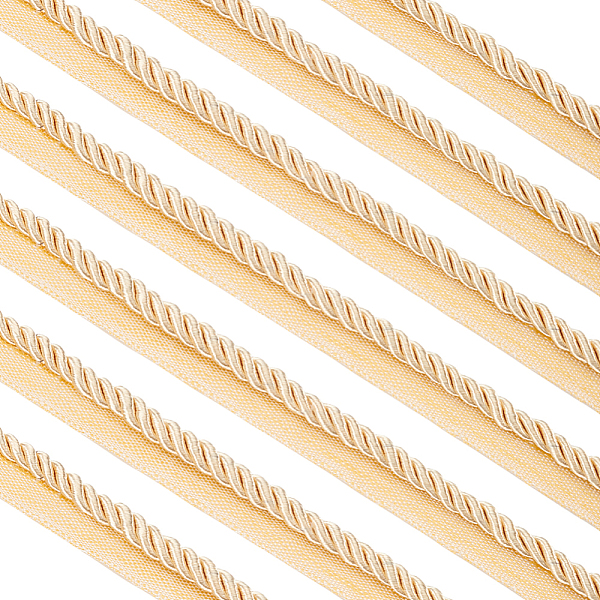 PandaHall BENECREAT 10M Polyester Twisted Lip Cord Trim, Twisted Trim Cord Rope Ribbon for Home Decoration, Upholstery, DIY Handmade Crafts...
PandaHall BENECREAT 10M Polyester Twisted Lip Cord Trim, Twisted Trim Cord Rope Ribbon for Home Decoration, Upholstery, DIY Handmade Crafts...