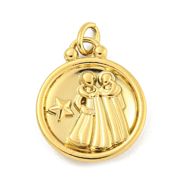 PandaHall 304 Stainless Steel Pendants Rhinestone Settings, Round with Constellations, Gemini, 20.5x17x3.5mm, Hole: 3.5x2mm, Fit for 0.9mm...
PandaHall 304 Stainless Steel Pendants Rhinestone Settings, Round with Constellations, Gemini, 20.5x17x3.5mm, Hole: 3.5x2mm, Fit for 0.9mm...