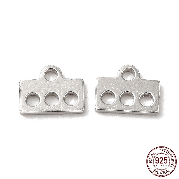PandaHall 925 Sterling Silver Chandelier Component Links, 4-Loop Rectangle Connector, Platinum, 4.3x5.5x0.6mm, Hole: 1mm Sterling Silver...
PandaHall 925 Sterling Silver Chandelier Component Links, 4-Loop Rectangle Connector, Platinum, 4.3x5.5x0.6mm, Hole: 1mm Sterling Silver...