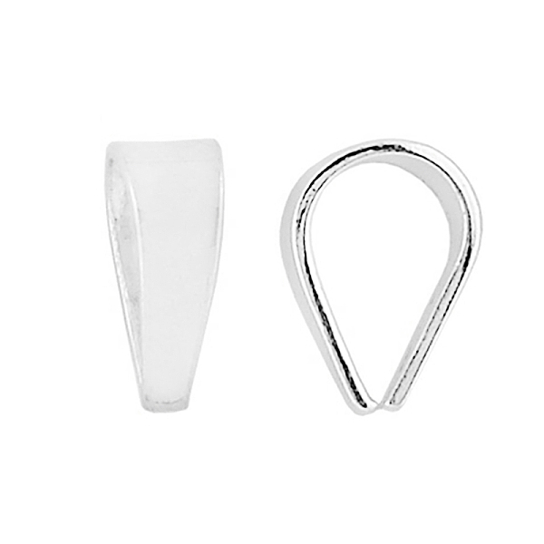 PandaHall Sterling Silver Snap On Bails for Pendant Making, Silver, 6x5x3mm Sterling Silver
PandaHall Sterling Silver Snap On Bails for Pendant Making, Silver, 6x5x3mm Sterling Silver