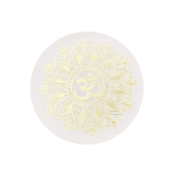 PandaHall Flat Round Natural Selenite Slice Coasters, Reiki Stone for Chakra Balance, Crystal Healing , Number, 59.5~64x6.5~8mm Selenite...
PandaHall Flat Round Natural Selenite Slice Coasters, Reiki Stone for Chakra Balance, Crystal Healing , Number, 59.5~64x6.5~8mm Selenite...