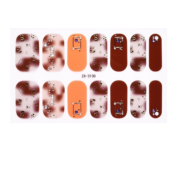 PandaHall Full Cover Nail Stickers, 3D Nail Decals, Self-Adhesive, with Glass & Rhinestone & Plastic, for Nail Tips Decorations, Saddle..., Brown
PandaHall Full Cover Nail Stickers, 3D Nail Decals, Self-Adhesive, with Glass & Rhinestone & Plastic, for Nail Tips Decorations, Saddle..., Brown