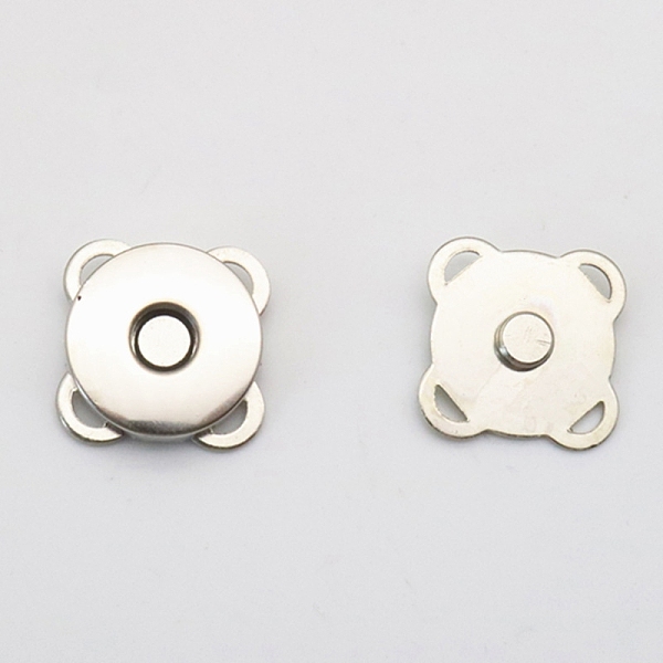 PandaHall Alloy Magnetic Buttons Snap Magnet Fastener, Flower, for Cloth & Purse Makings, Platinum, 14mm, 2pcs/set Alloy
PandaHall Alloy Magnetic Buttons Snap Magnet Fastener, Flower, for Cloth & Purse Makings, Platinum, 14mm, 2pcs/set Alloy