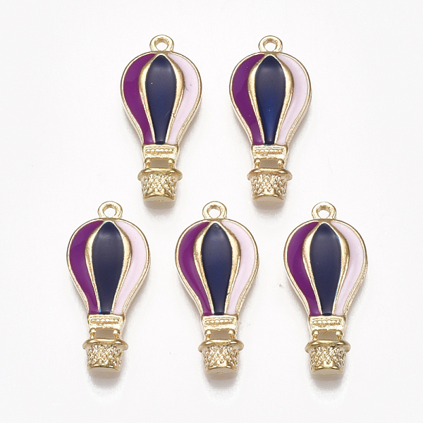 PandaHall Alloy Pendants, with Enamel, Hot Air Balloon, Light Gold, Colorful, 21.5x10x3mm, Hole: 1.2mm Alloy+Enamel Balloon
PandaHall Alloy Pendants, with Enamel, Hot Air Balloon, Light Gold, Colorful, 21.5x10x3mm, Hole: 1.2mm Alloy+Enamel Balloon