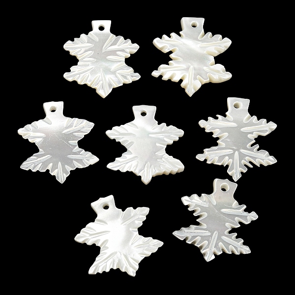 PandaHall Natural White Shell Pendants, Leaf Charms, WhiteSmoke, 18x17x2mm, Hole: 1mm White Shell Leaf White
PandaHall Natural White Shell Pendants, Leaf Charms, WhiteSmoke, 18x17x2mm, Hole: 1mm White Shell Leaf White