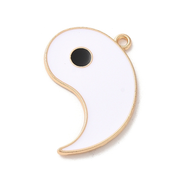 PandaHall Alloy Enamel Pendants, Yin-yang Charm, Golden, White, 30x27x1.8mm, Hole: 1.8mm Alloy+Enamel Yin-yang White
PandaHall Alloy Enamel Pendants, Yin-yang Charm, Golden, White, 30x27x1.8mm, Hole: 1.8mm Alloy+Enamel Yin-yang White