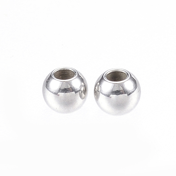 PandaHall 304 Stainless Steel Spacer Beads, Round, Stainless Steel Color, 3x2mm, Hole: 1mm 304 Stainless Steel Round
PandaHall 304 Stainless Steel Spacer Beads, Round, Stainless Steel Color, 3x2mm, Hole: 1mm 304 Stainless Steel Round