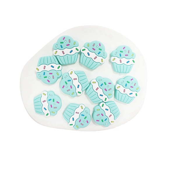 PandaHall Cup Cake Food Grade Eco-Friendly Silicone Beads, Chewing Beads For Teethers, DIY Nursing Necklaces Making, Turquoise, 29x28mm..., Green
PandaHall Cup Cake Food Grade Eco-Friendly Silicone Beads, Chewing Beads For Teethers, DIY Nursing Necklaces Making, Turquoise, 29x28mm..., Green