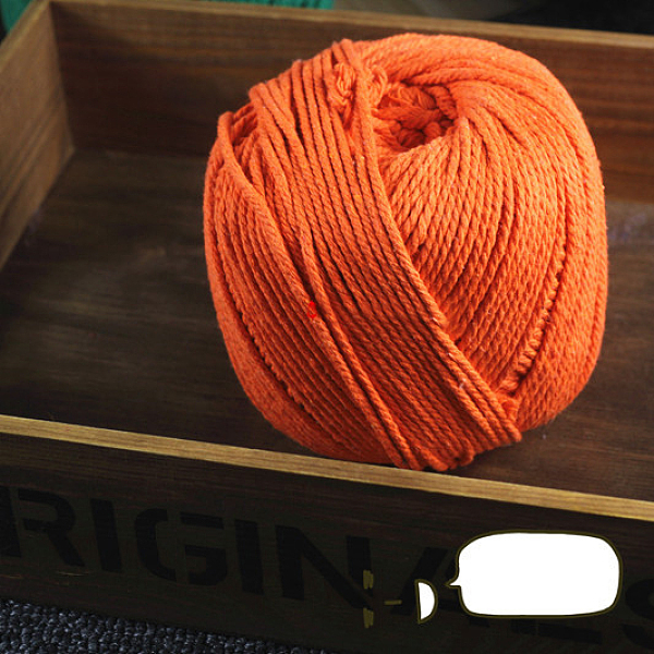 PandaHall Macrame Cotton Cord, Twisted Cotton Rope, for Wall Hanging, Plant Hangers, Crafts and Wedding Decorations, Dark Orange, 3mm, about...
PandaHall Macrame Cotton Cord, Twisted Cotton Rope, for Wall Hanging, Plant Hangers, Crafts and Wedding Decorations, Dark Orange, 3mm, about...