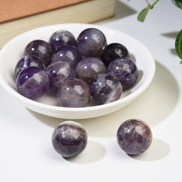 PandaHall Natural Amethyst Crystal Ball, Reiki Energy Stone Display Decorations for Healing, Meditation, 20mm Amethyst Round
PandaHall Natural Amethyst Crystal Ball, Reiki Energy Stone Display Decorations for Healing, Meditation, 20mm Amethyst Round
