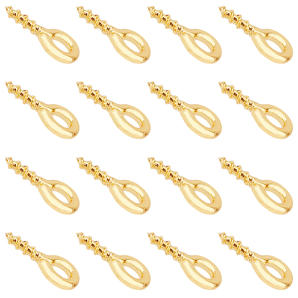 PandaHall HOBBIESAY 200Pcs Brass Screw Eye Pin Peg Bails, for DIY Jewelry Making Crafts, Real 18K Gold Plated, 8x4x1mm, Hole: 1.8mm, Pin...
PandaHall HOBBIESAY 200Pcs Brass Screw Eye Pin Peg Bails, for DIY Jewelry Making Crafts, Real 18K Gold Plated, 8x4x1mm, Hole: 1.8mm, Pin...