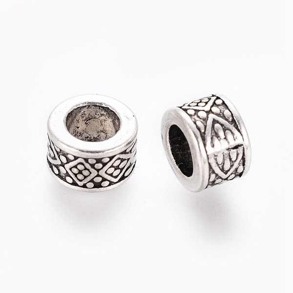PandaHall Tibetan Style Alloy European Beads, Large Hole Beads, Lead Free & Cadmium Free, Column, Antique Silver, about 8mm in diameter, 5mm...
PandaHall Tibetan Style Alloy European Beads, Large Hole Beads, Lead Free & Cadmium Free, Column, Antique Silver, about 8mm in diameter, 5mm...