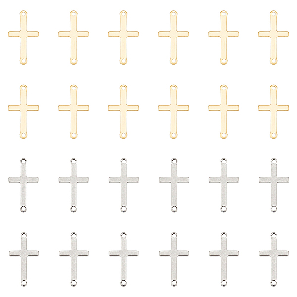 PandaHall Unicraftale 60Pcs 2 Colors Religion 201 Stainless Steel Connector Charms, Sideways Cross Links, Golden & Stainless Steel Color...
PandaHall Unicraftale 60Pcs 2 Colors Religion 201 Stainless Steel Connector Charms, Sideways Cross Links, Golden & Stainless Steel Color...