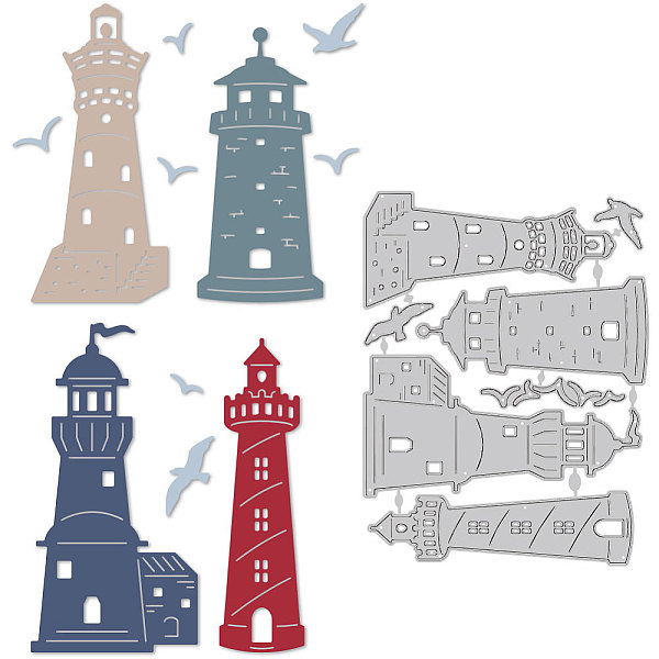 PandaHall 4 Styles Lighthouse Birds Cutting Dies Card Making Summer Lighthouse Die Cut Carbon Steel Die Cuts Stencils Scrapbooking Embossing...
PandaHall 4 Styles Lighthouse Birds Cutting Dies Card Making Summer Lighthouse Die Cut Carbon Steel Die Cuts Stencils Scrapbooking Embossing...