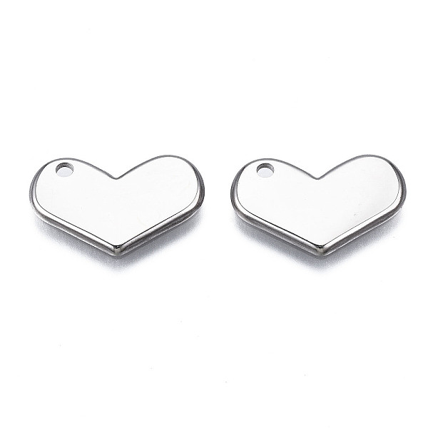 PandaHall 316 Surgical Stainless Steel Pendants, Heart, Stainless Steel Color, 12x19.5x1.5mm, Hole: 1.8mm 316 Surgical Stainless Steel Heart
PandaHall 316 Surgical Stainless Steel Pendants, Heart, Stainless Steel Color, 12x19.5x1.5mm, Hole: 1.8mm 316 Surgical Stainless Steel Heart