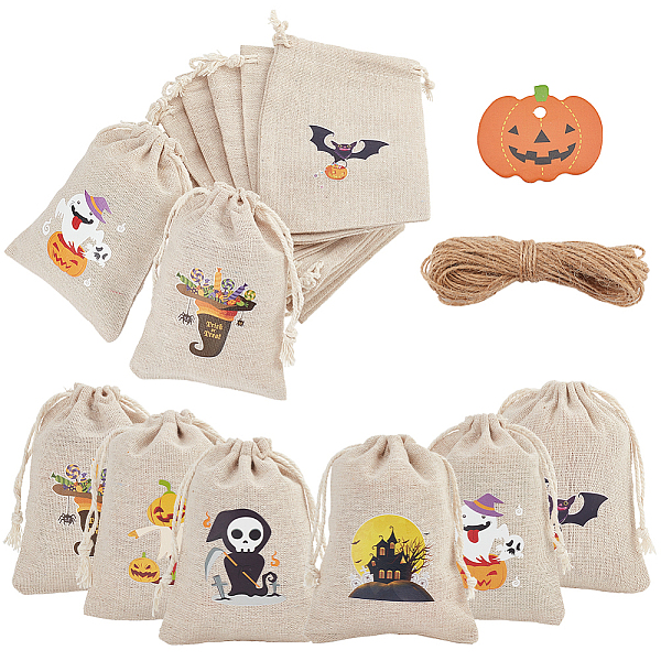 PandaHall BENECREAT 36Pcs 6 Styles Halloween Cotton Cloth Storage Pouches, Rectangle Drawstring Bags, for Candy Gift Bags, with 36Pcs Paper..., Multicolor
PandaHall BENECREAT 36Pcs 6 Styles Halloween Cotton Cloth Storage Pouches, Rectangle Drawstring Bags, for Candy Gift Bags, with 36Pcs Paper..., Multicolor