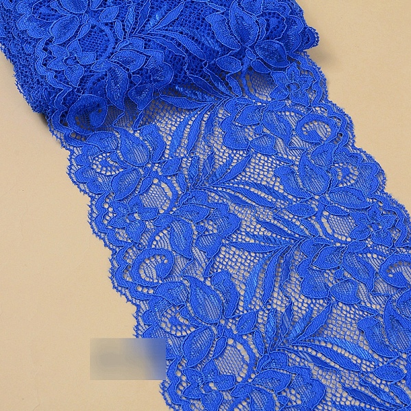 PandaHall Lace Trim, Polyester Ribbon for Jewelry Making, Blue, 5-7/8 inch(150mm) Polyester Blue
PandaHall Lace Trim, Polyester Ribbon for Jewelry Making, Blue, 5-7/8 inch(150mm) Polyester Blue