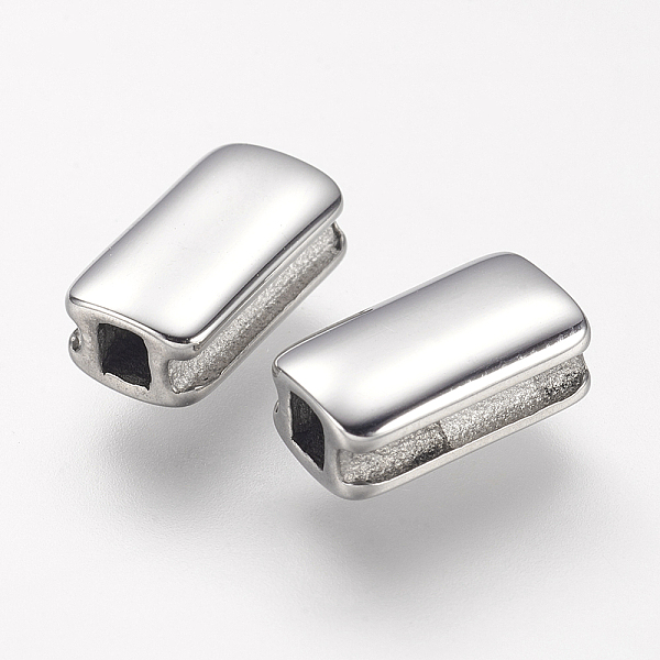 PandaHall 304 Stainless Steel Beads, Rectangle, Stainless Steel Color, 10x5x4mm, Hole: 2x2mm 304 Stainless Steel Rectangle
PandaHall 304 Stainless Steel Beads, Rectangle, Stainless Steel Color, 10x5x4mm, Hole: 2x2mm 304 Stainless Steel Rectangle