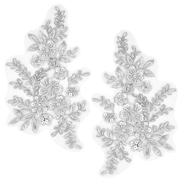 PandaHall Gorgecraft 1 Pair 3D Flower Polyester Embroidery Sew on Appliques, with Plastic Beads & Paillette/Sequins, Sewing Craft Decoration...
PandaHall Gorgecraft 1 Pair 3D Flower Polyester Embroidery Sew on Appliques, with Plastic Beads & Paillette/Sequins, Sewing Craft Decoration...