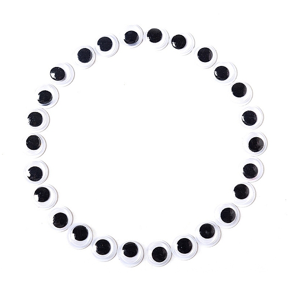 PandaHall Black & White Plastic Wiggle Googly Eyes Cabochons, DIY Scrapbooking Crafts Toy Accessories with Label Paster on Back, Black, 12mm...
PandaHall Black & White Plastic Wiggle Googly Eyes Cabochons, DIY Scrapbooking Crafts Toy Accessories with Label Paster on Back, Black, 12mm...