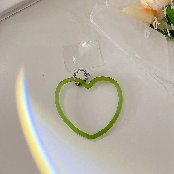 PandaHall Silicone Love Heart Mobile Straps, Anti-drop Wristlet Straps, Mobile Phone Case Accessories Decoration, Yellow Green, 8~10cm...
PandaHall Silicone Love Heart Mobile Straps, Anti-drop Wristlet Straps, Mobile Phone Case Accessories Decoration, Yellow Green, 8~10cm...