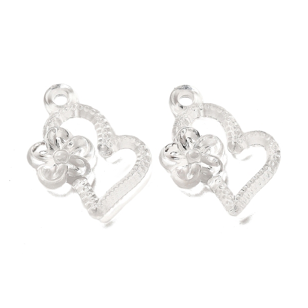 PandaHall Valentine's Day Transparent Acrylic Pendants, Heart & Flower Charms, Clear, 24x26x4mm, Hole: 2.5mm, about 602pcs/500g Acrylic...
PandaHall Valentine's Day Transparent Acrylic Pendants, Heart & Flower Charms, Clear, 24x26x4mm, Hole: 2.5mm, about 602pcs/500g Acrylic...