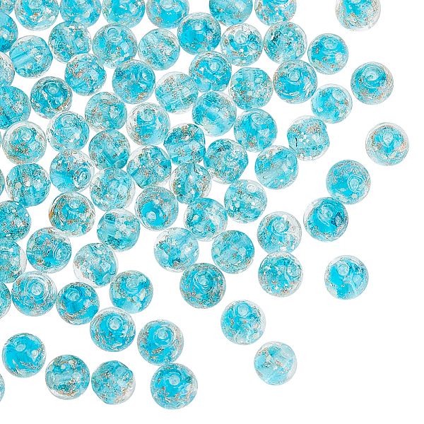 PandaHall Luminous Handmade Gold Sand Lampwork Beads, Round, Deep Sky Blue, 8x7mm, Hole: 1.6mm, 80pcs/box Lampwork Round
PandaHall Luminous Handmade Gold Sand Lampwork Beads, Round, Deep Sky Blue, 8x7mm, Hole: 1.6mm, 80pcs/box Lampwork Round