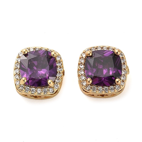 PandaHall Brass Micro Pave Cubic Zirconia Beads, Real 18K Gold Plated, Square, Purple, 11x11x7.5mm, Hole: 2mm Brass+Cubic Zirconia Square...
PandaHall Brass Micro Pave Cubic Zirconia Beads, Real 18K Gold Plated, Square, Purple, 11x11x7.5mm, Hole: 2mm Brass+Cubic Zirconia Square...