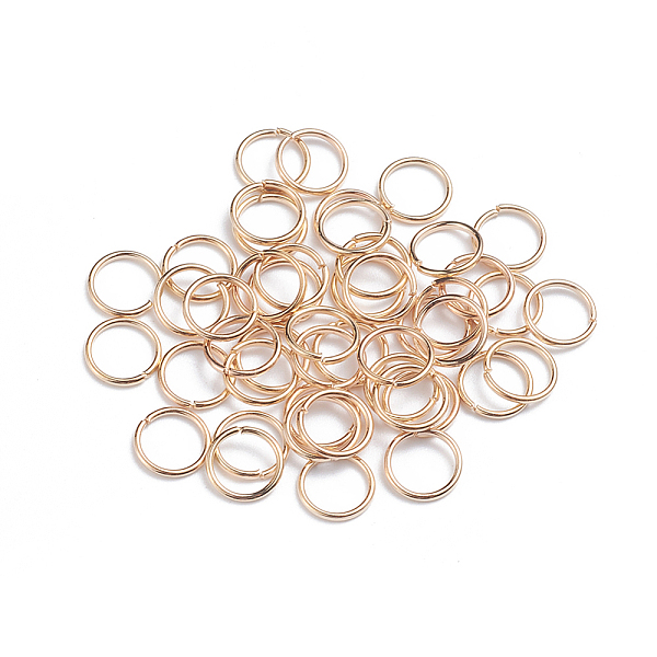 PandaHall Iron Jump Rings, Open Jump Rings, Round Ring, Light Gold, 6x0.9mm, 19 Gauge, Inner Diameter: 4.2mm, about 100pcs/bag Iron
PandaHall Iron Jump Rings, Open Jump Rings, Round Ring, Light Gold, 6x0.9mm, 19 Gauge, Inner Diameter: 4.2mm, about 100pcs/bag Iron