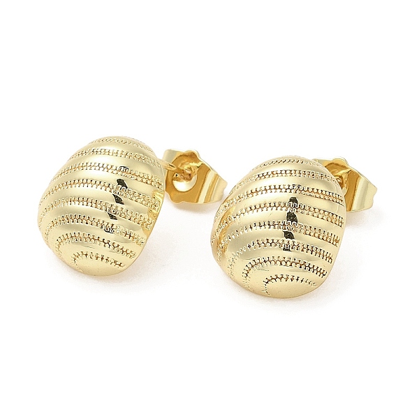 PandaHall Rack Plating Brass Stud Earrings, Lead Free & Cadmium Free, Long-Lasting Plated, Oval, Real 18K Gold Plated, 14.5x13.5mm Brass...
PandaHall Rack Plating Brass Stud Earrings, Lead Free & Cadmium Free, Long-Lasting Plated, Oval, Real 18K Gold Plated, 14.5x13.5mm Brass...