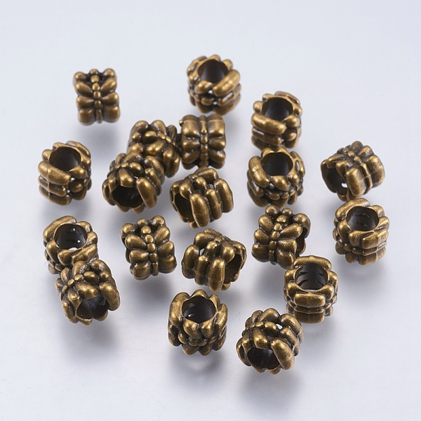 PandaHall Tibetan Style European Beads, Large Hole Beads, Column, Cadmium Free & Lead Free, Antique Bronze, 6.5x7.5mm, Hole: 5mm Alloy...
PandaHall Tibetan Style European Beads, Large Hole Beads, Column, Cadmium Free & Lead Free, Antique Bronze, 6.5x7.5mm, Hole: 5mm Alloy...