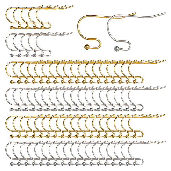 PandaHall SUNNYCLUE 160Pcs 2 Style 316 Surgical Stainless Steel Earring Hooks, Shepherd's Hook Ear Wires, Golden & Stainless Steel Color...
PandaHall SUNNYCLUE 160Pcs 2 Style 316 Surgical Stainless Steel Earring Hooks, Shepherd's Hook Ear Wires, Golden & Stainless Steel Color...
