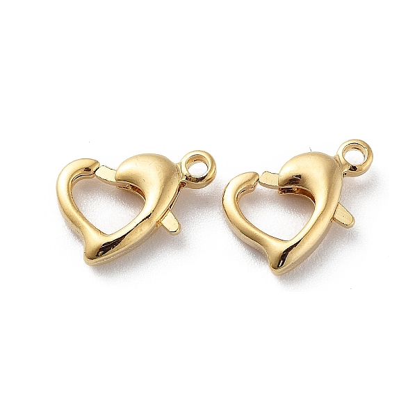 PandaHall Brass Lobster Claw Clasps, Heart, Real 18K Gold Plated, 10x7x2.5mm, Hole: 1.2mm Brass Heart
PandaHall Brass Lobster Claw Clasps, Heart, Real 18K Gold Plated, 10x7x2.5mm, Hole: 1.2mm Brass Heart