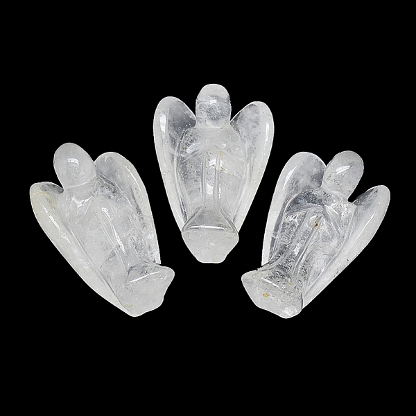 PandaHall Natural Quartz Crystal Display Decorations, Angel, 48~52x30~32x18~20mm Quartz Crystal Angel & Fairy
PandaHall Natural Quartz Crystal Display Decorations, Angel, 48~52x30~32x18~20mm Quartz Crystal Angel & Fairy