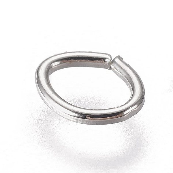 PandaHall Iron Jump Rings, Oval, Open Jump Rings, Silver Color Plated, 5x4x0.6mm, Inner Diameter: 2.5x4mm, 300pcs/bag Iron Oval
PandaHall Iron Jump Rings, Oval, Open Jump Rings, Silver Color Plated, 5x4x0.6mm, Inner Diameter: 2.5x4mm, 300pcs/bag Iron Oval