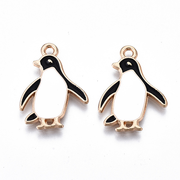 PandaHall Eco-Friendly Alloy Enamel Pendants, Cadmium Free & Lead Free & Nickel Free, Penguin, Light Gold, White, 23x17x1.5mm, Hole: 1.8mm...
PandaHall Eco-Friendly Alloy Enamel Pendants, Cadmium Free & Lead Free & Nickel Free, Penguin, Light Gold, White, 23x17x1.5mm, Hole: 1.8mm...