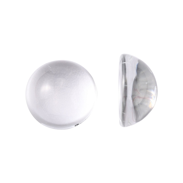 PandaHall Transparent Half Round Glass Cabochons, Clear, 12~13x5.5~6.5mm Glass Half Round Clear
PandaHall Transparent Half Round Glass Cabochons, Clear, 12~13x5.5~6.5mm Glass Half Round Clear