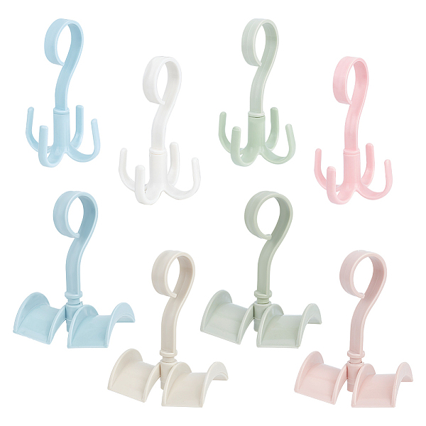 PandaHall AHADEMAKER 8Pcs 8 Style Plastic Multi-Function Bag Hangers, 360 Degree Rotating Purse Hooks for Closet Storage Rack, Mixed Color..., Multicolor
PandaHall AHADEMAKER 8Pcs 8 Style Plastic Multi-Function Bag Hangers, 360 Degree Rotating Purse Hooks for Closet Storage Rack, Mixed Color..., Multicolor